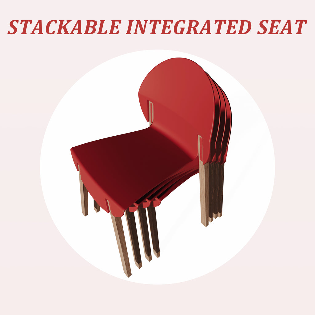 Summer 4-Pack Crimson Patio Furniture Set