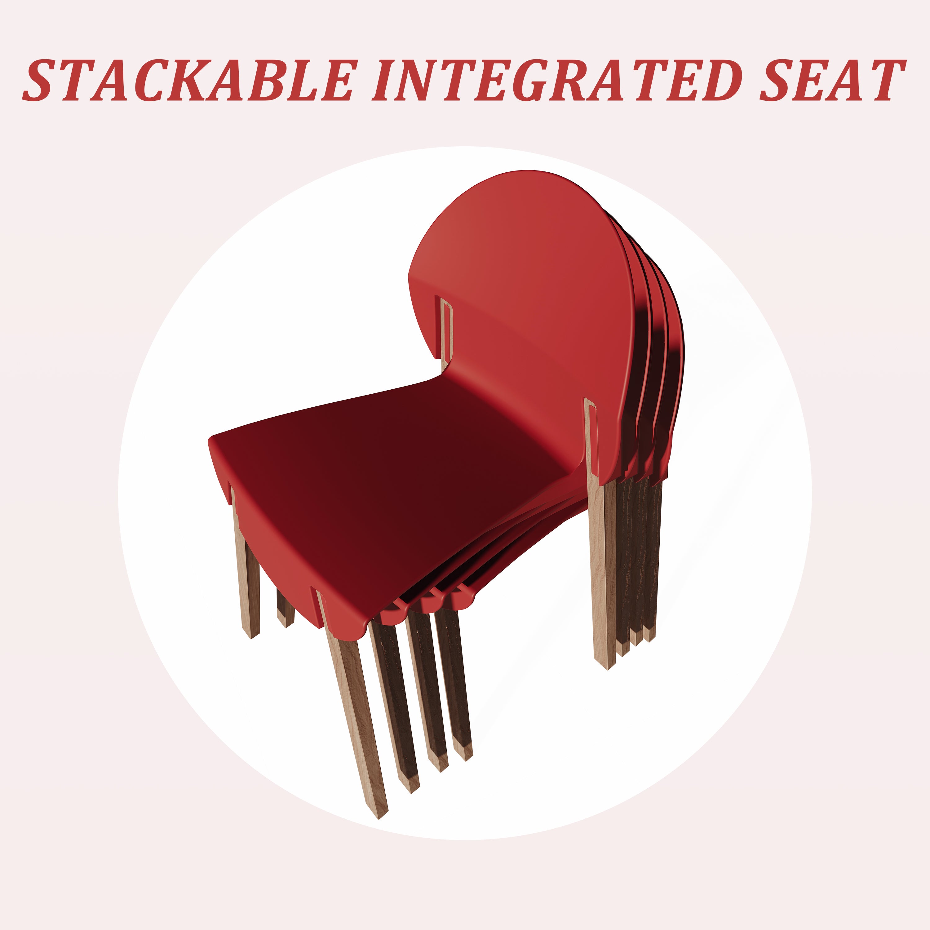 Summer 4-Pack Crimson Patio Furniture Set