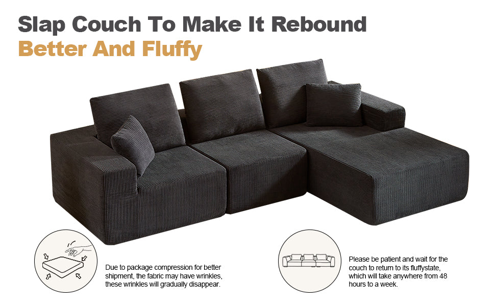 Modular Sectional Sofa with Chaise