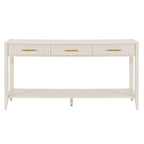 U_Style 60" Painted Console Table with 3 Drawers