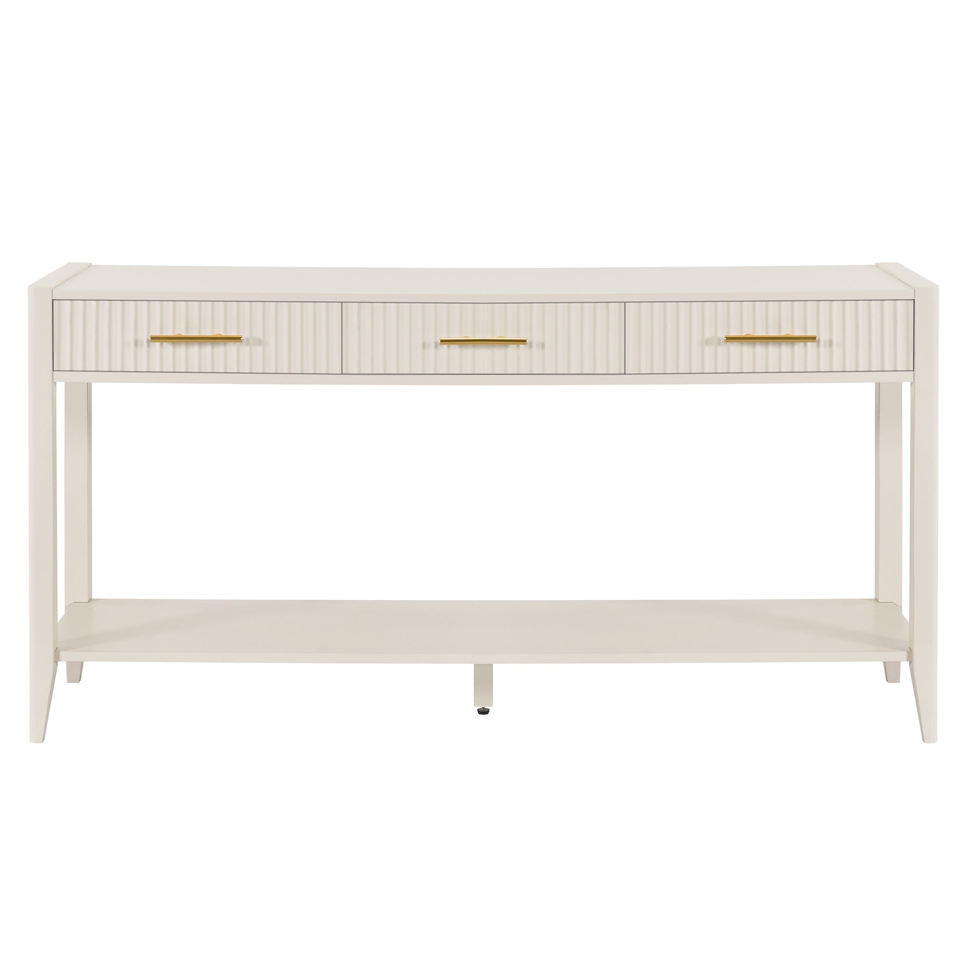 U_Style 60" Painted Console Table with 3 Drawers