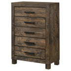 Bren Rustic Golden Chest of Drawers