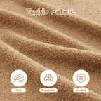 Soft Teddy Fabric Boneless Sofa