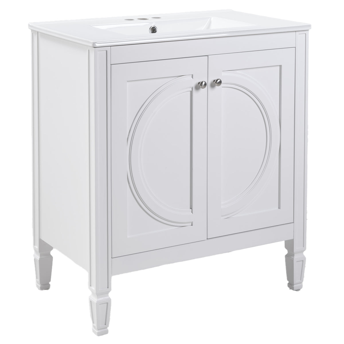 30" No Assembly Needed Vintage Bathroom Vanity