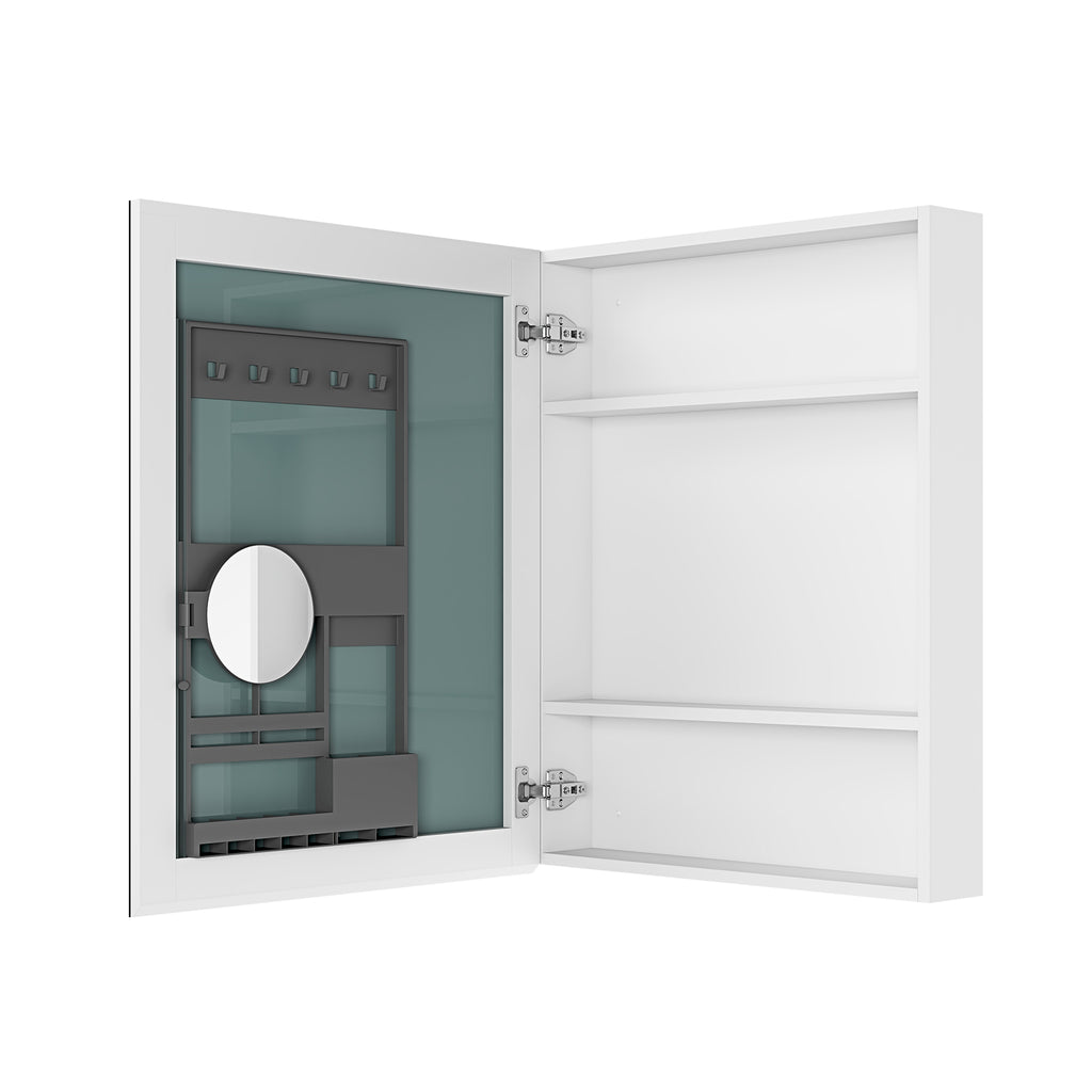 24'' W x 30'' H Surface Frameless Mirror Medicine Cabinet