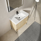 36" Bathroom Vanity Combo with Single Resin Sink