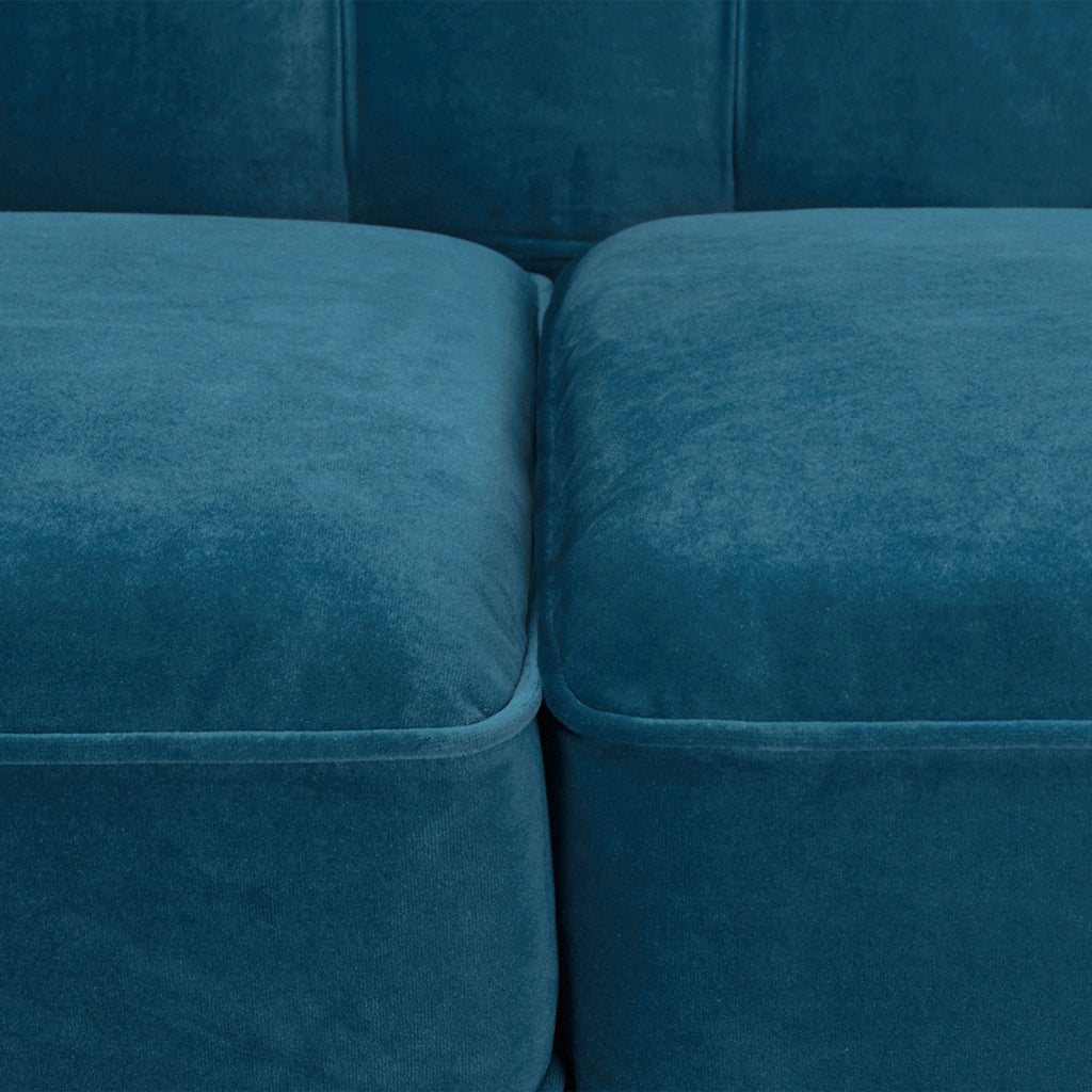 Jack 84" Modern Tuxedo Tufted Sofa, Satin