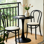 Black Round Dining Table