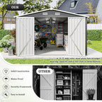 Campcraft Outdoor Storage Shed 10×14 FT