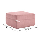 Ottoman Corduroy - Pink