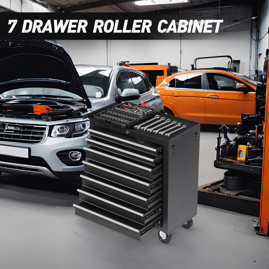 Rolling Tool Chest with 7-Drawer Tool Box