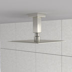 3" Ceiling Mounted Shower Arm with Flange in Brushed Nickel