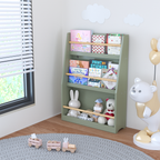 3 Tier Kids Book Shelf in Sage