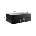 Wenona Black Mirrored Coffee Table