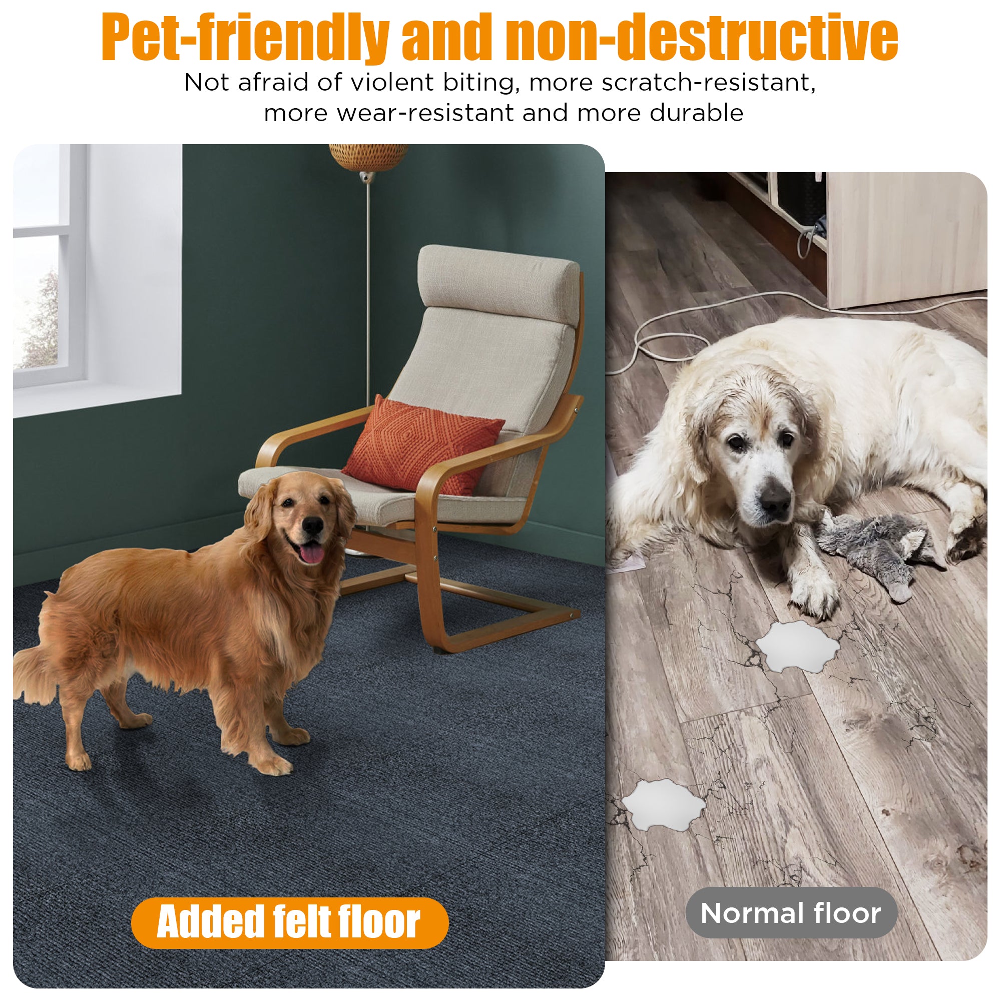 Carpet Floor 12" Patio Deck Tiles