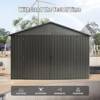 12x20FT Outdoor Metal Garage Shed