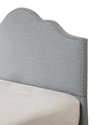 Gray Full Upholstered Bed