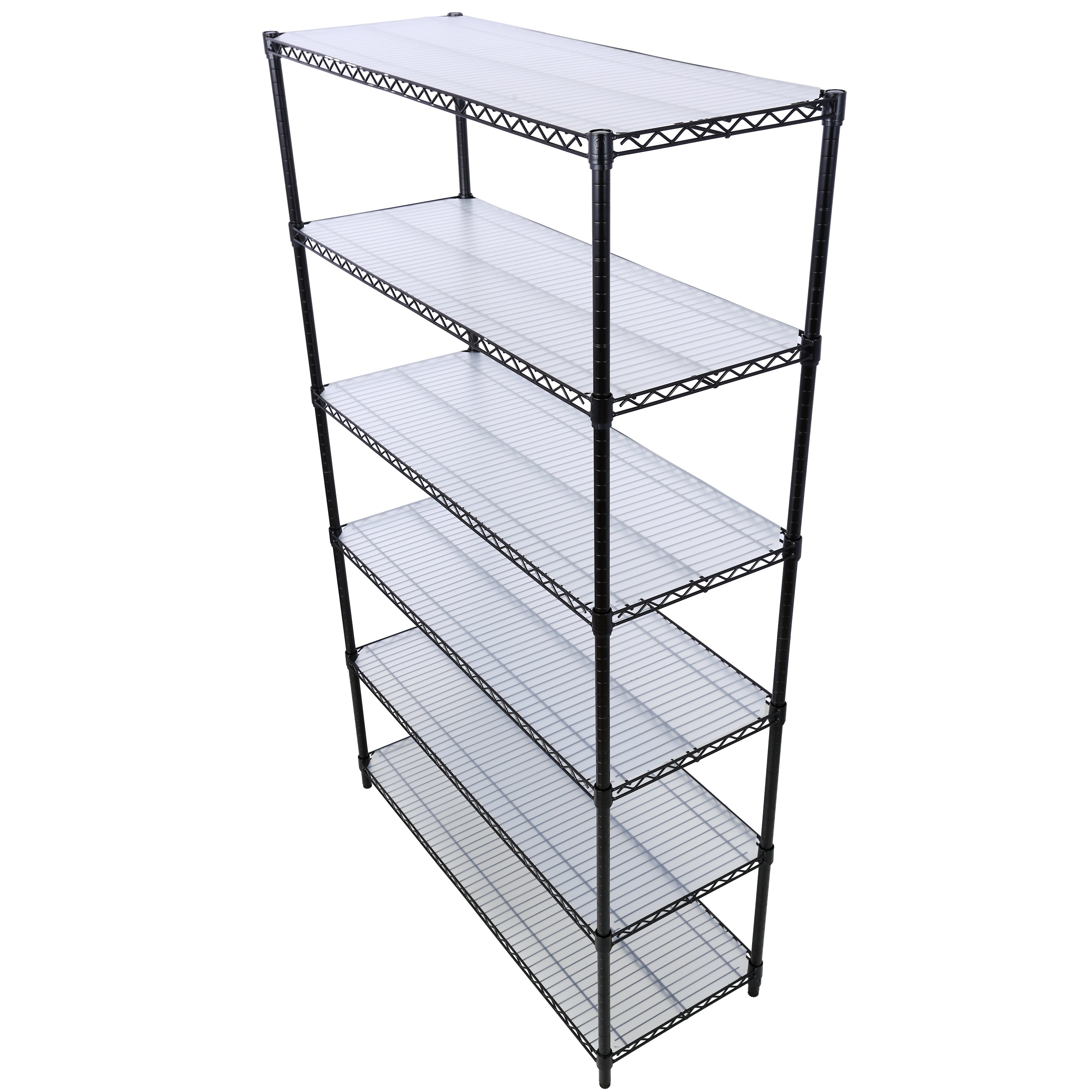 6 Tier 6000lbs Capacity NSF Metal Shelf Wire Shelving Unit