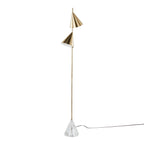 65" Metal Floor Lamp in Brushed