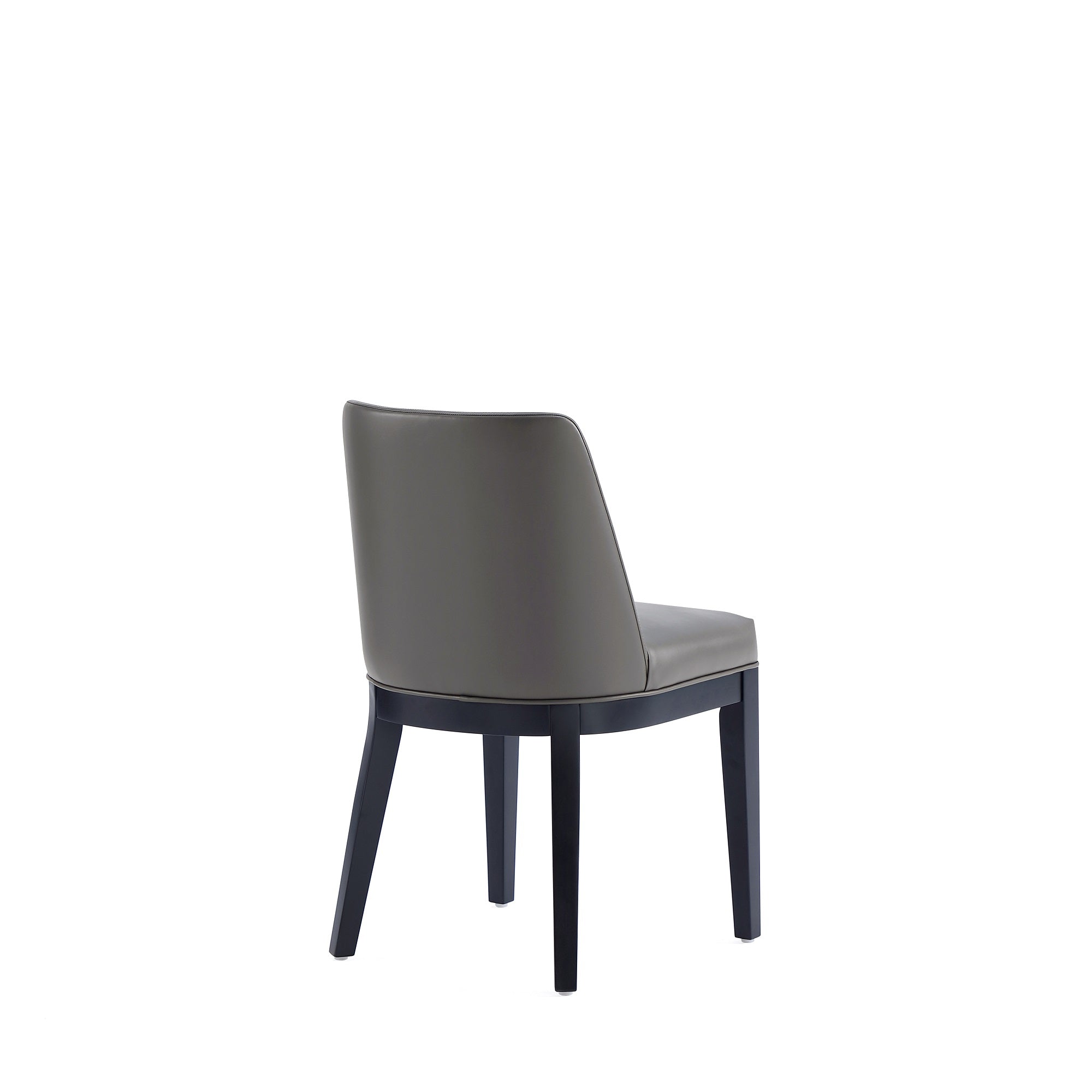 Gansevoort Wood Vegan Leather Dining Chair Set of 2