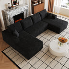 134" Cloud Sectional Sofa