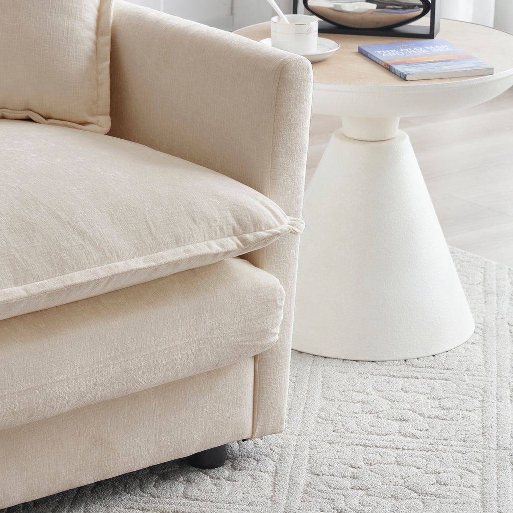 Comfortable Deep Seat Reversible Modular Sectional Sofa