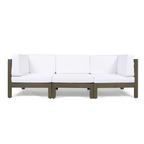 Brava X-Back 3 Seater Outdoor Sectional Sofa Set