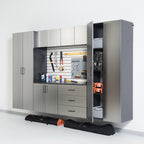Astro Series 32 in. W x 28 in. H x 20 in. D Metal Wall Mounted Base Door Storage Cabinet
