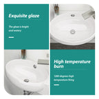 16.5x11 Inch Ceramic Bathroom Sink