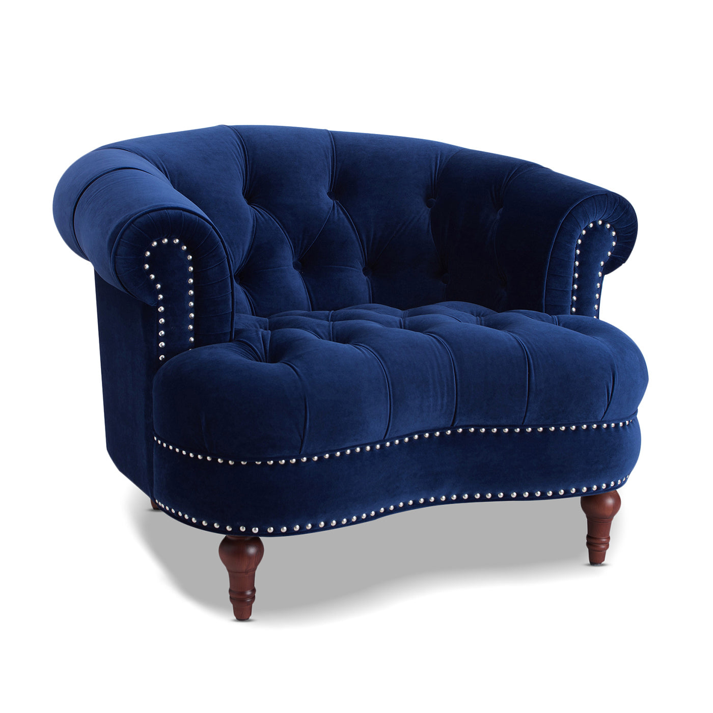 La Rosa Victorian Tufted Upholstered Accent Chair
