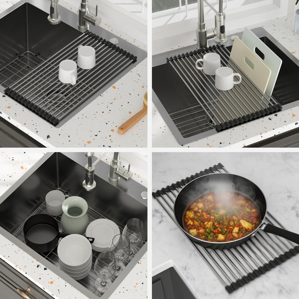 Drop In Laundry Utility Sink - Premium Stainless Steel