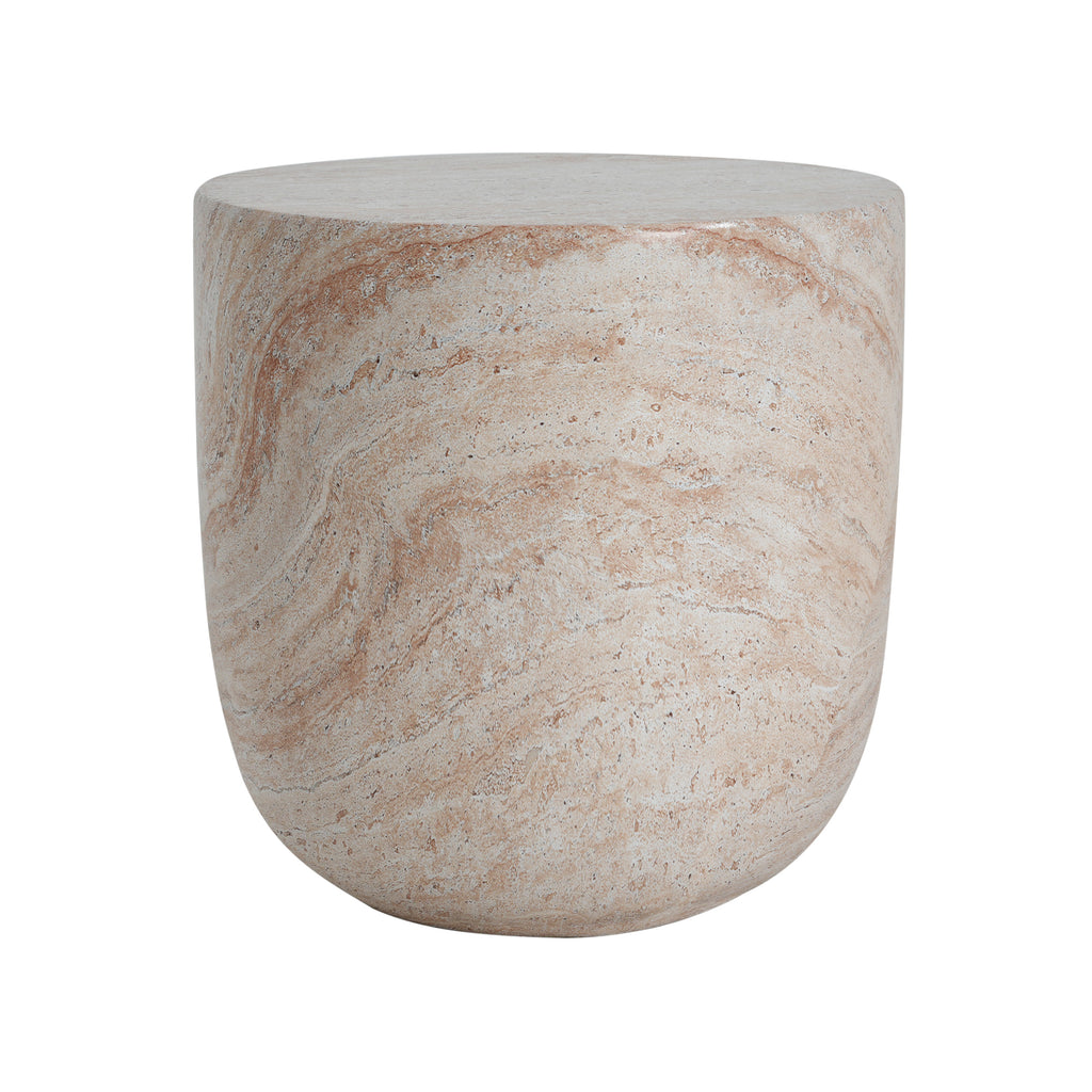 Outdoor/Indoor Lightweight Concrete Side Table