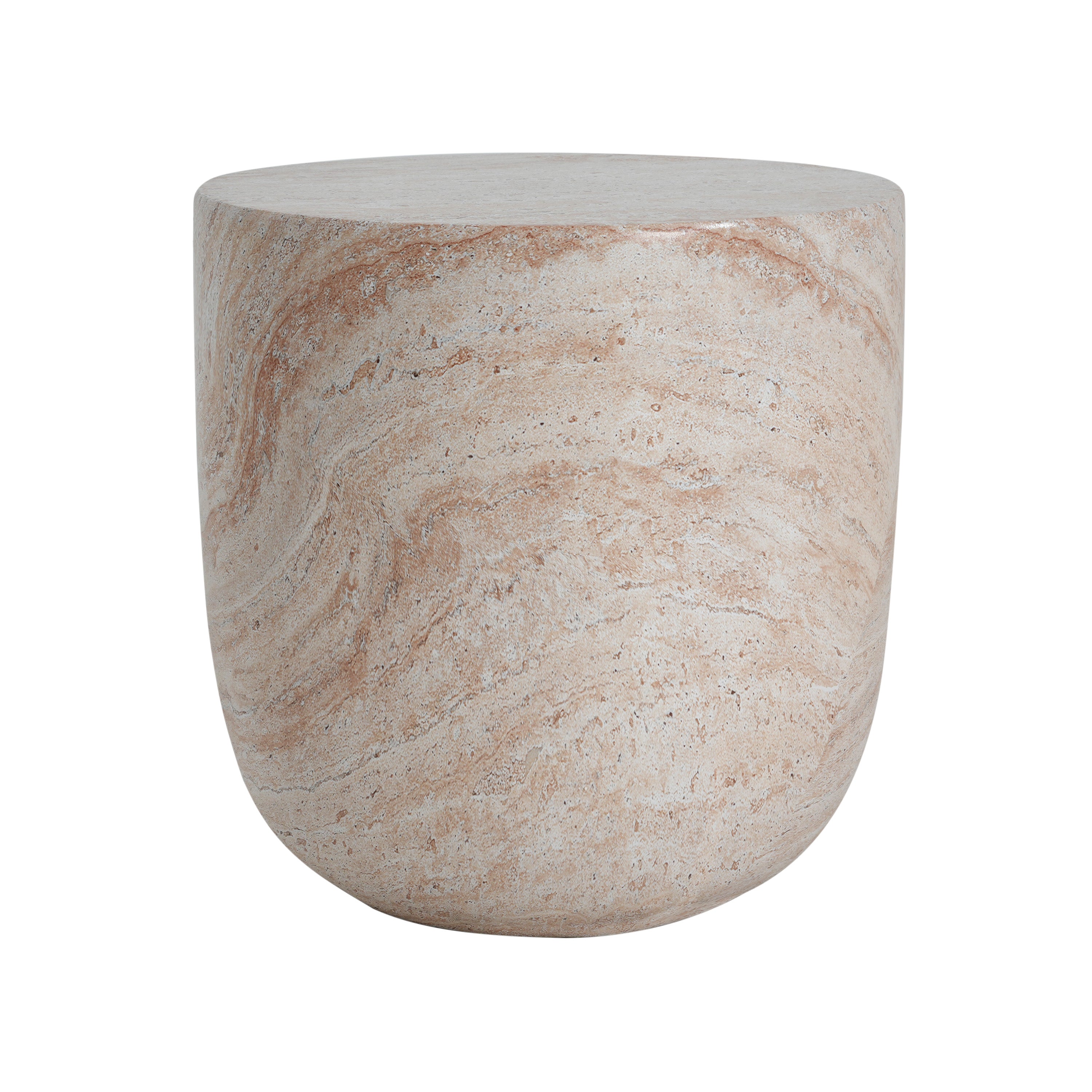 Outdoor/Indoor Lightweight Concrete Side Table