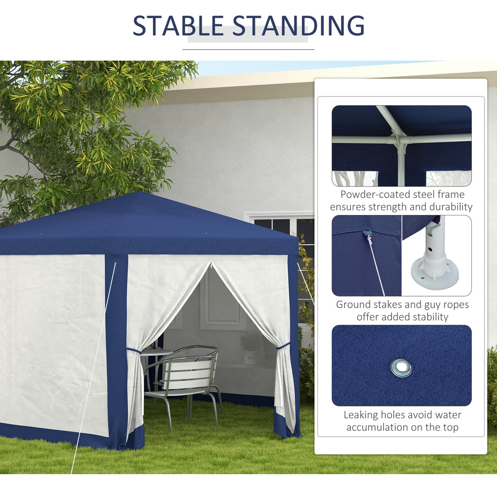 Outsunny Hexagon Outdoor Party Tent
