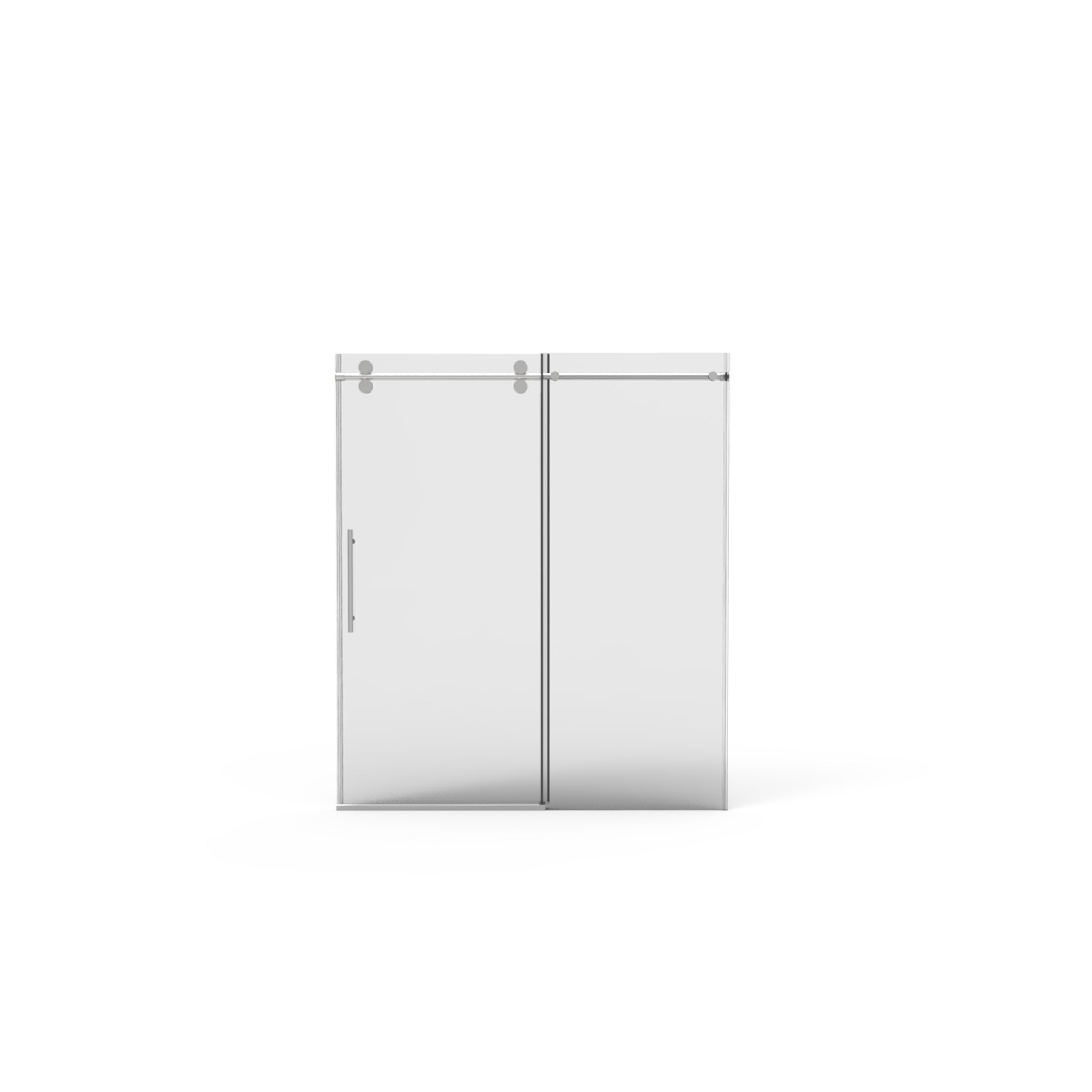 Frameless Sliding Shower Door with Tempered Glass Enclosure