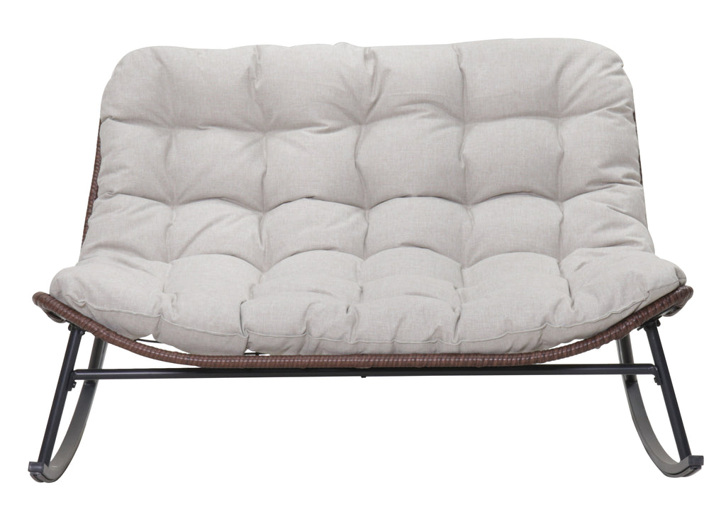 Double Wide Rocking Papasan Chair