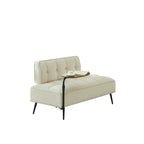 54-Inch Modern Two-Seater Velvet Sofa