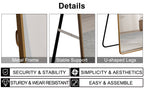 Aluminum Alloy Full Length Mirror with Gold Frame