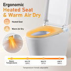 Smart Toilet With Built-In Bidet