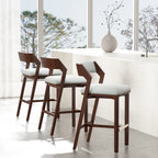 Patricia Velvet Barstool with Backrest