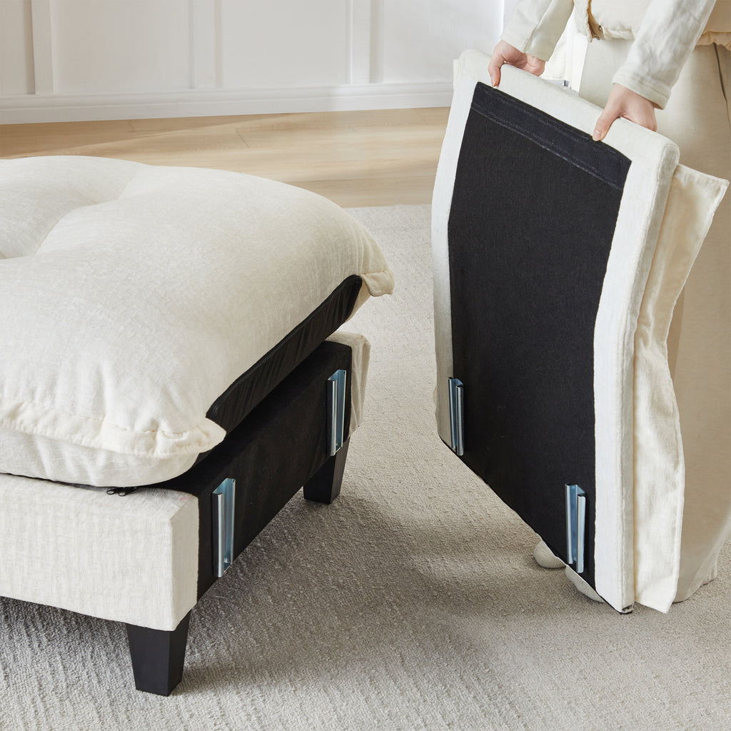 73 Armless Sofa Chenille
