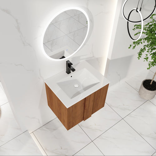 24" Floating Bathroom Vanity with Sink Combo