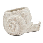 Decorative Planter with Snail Design