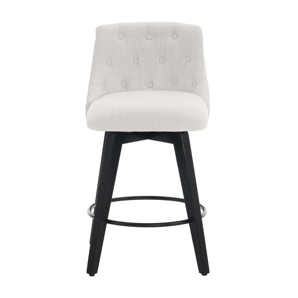 007-360° Swivel Bar Stools Set of 2