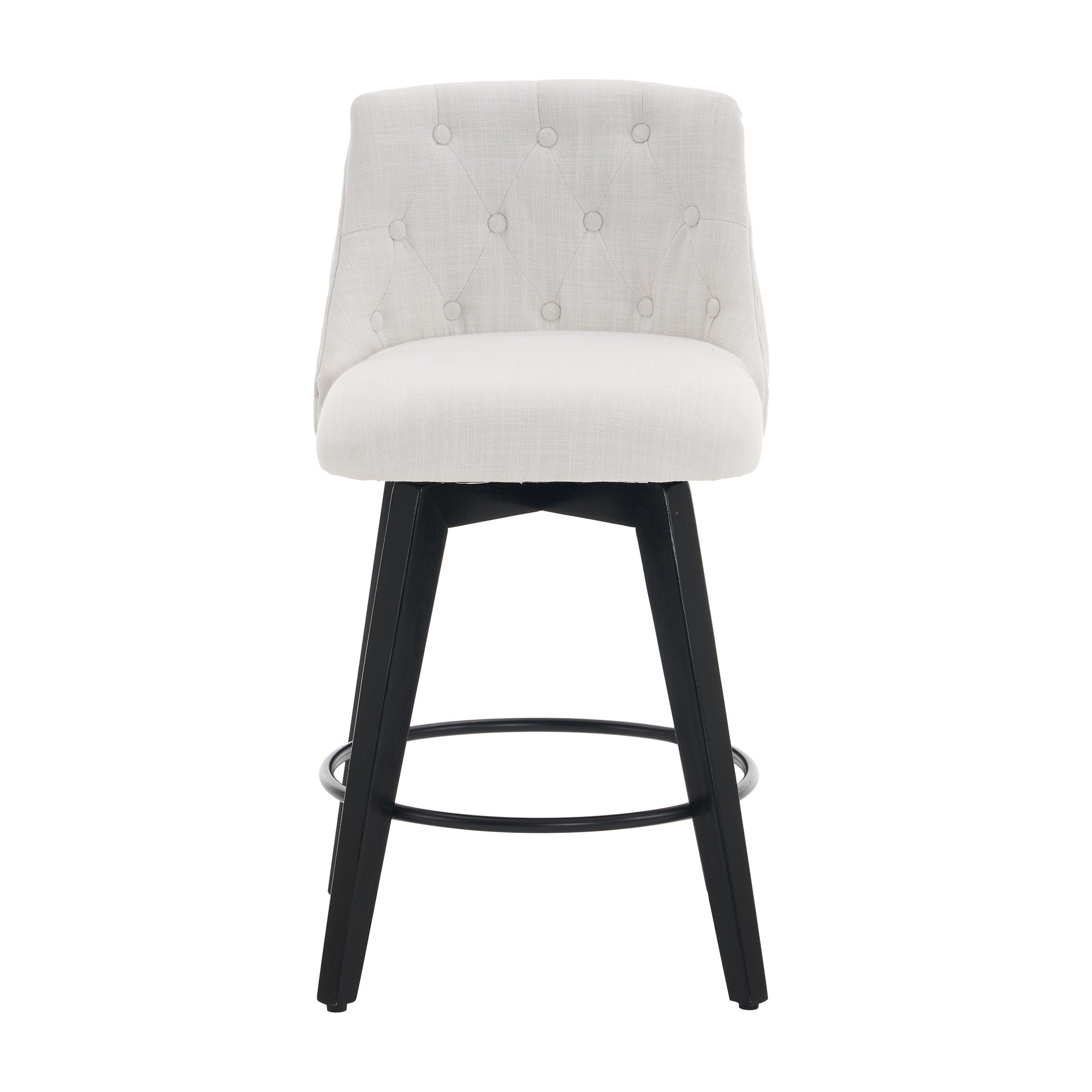 007-360° Swivel Bar Stools Set of 2