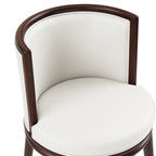 Evalyn Wood Upholstered Barstool
