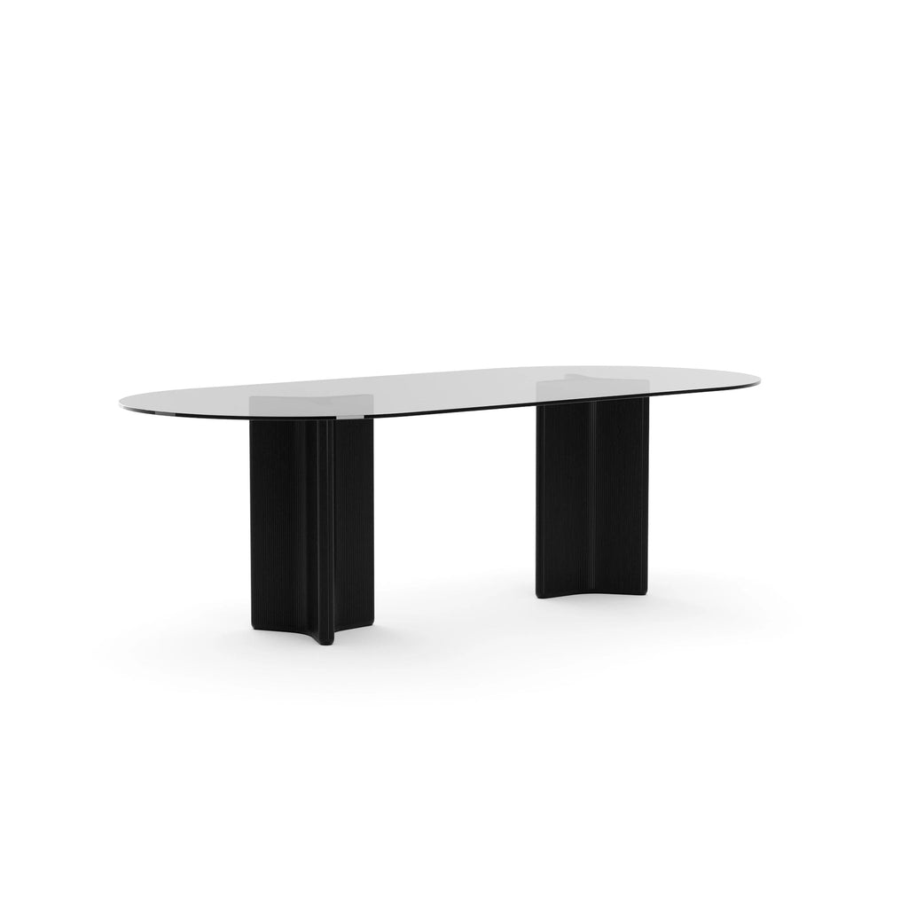 Viola Dining Table Smoked Glass