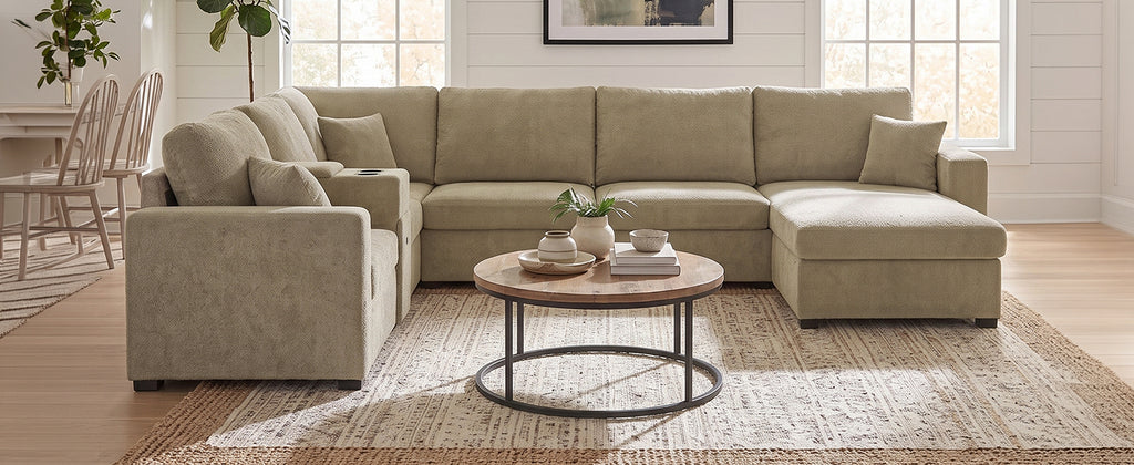 5-Seat Modular Sectional Sofa Couch