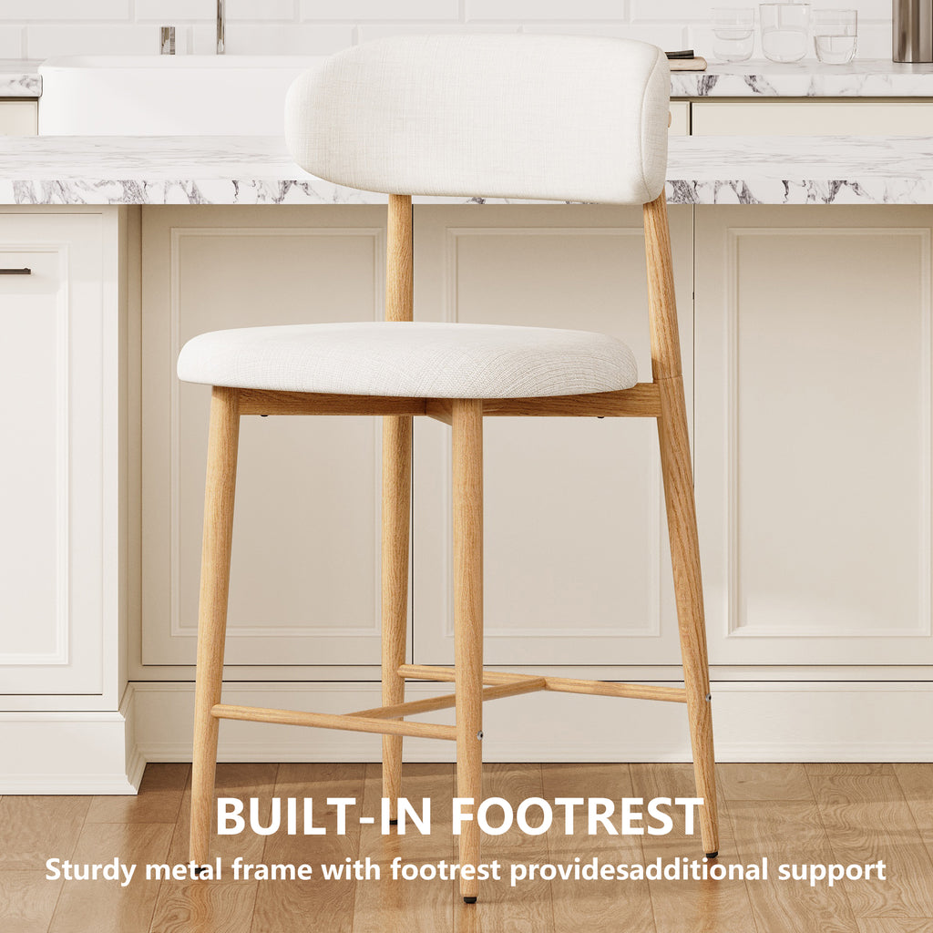 Counter Height Bar Stools Set of 2