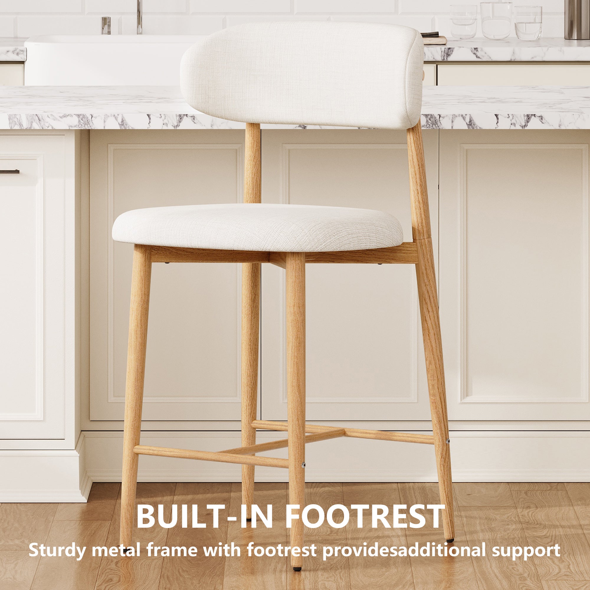Counter Height Bar Stools Set of 2